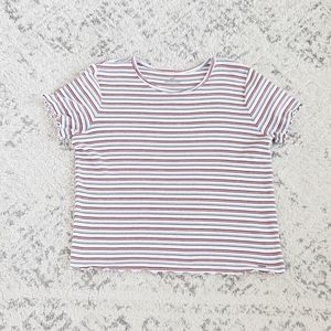 Hollister Ribbed Tshirt Size L